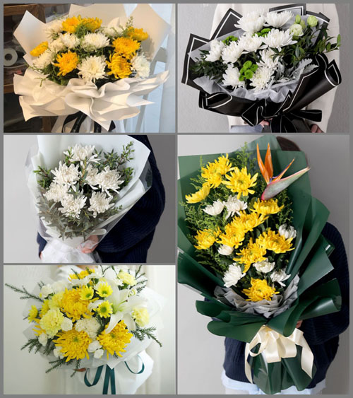 江苏南通通州区金沙街道白事花束代送